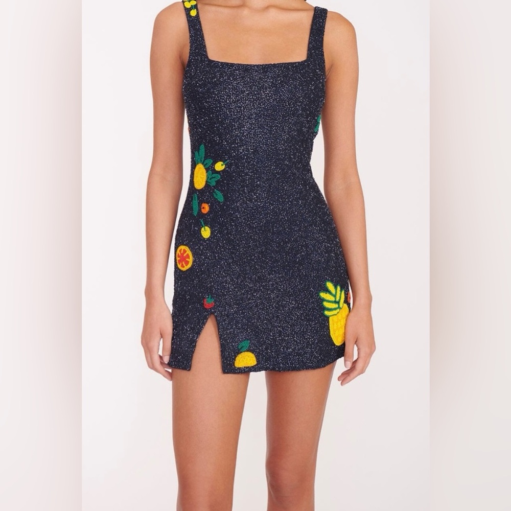 Staud Le Sable fruit dress
